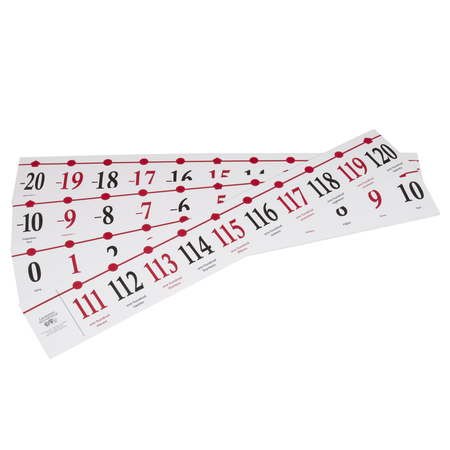 LEARNING ADVANTAGE Classroom Number Line (-20 to 120 with words) 7294